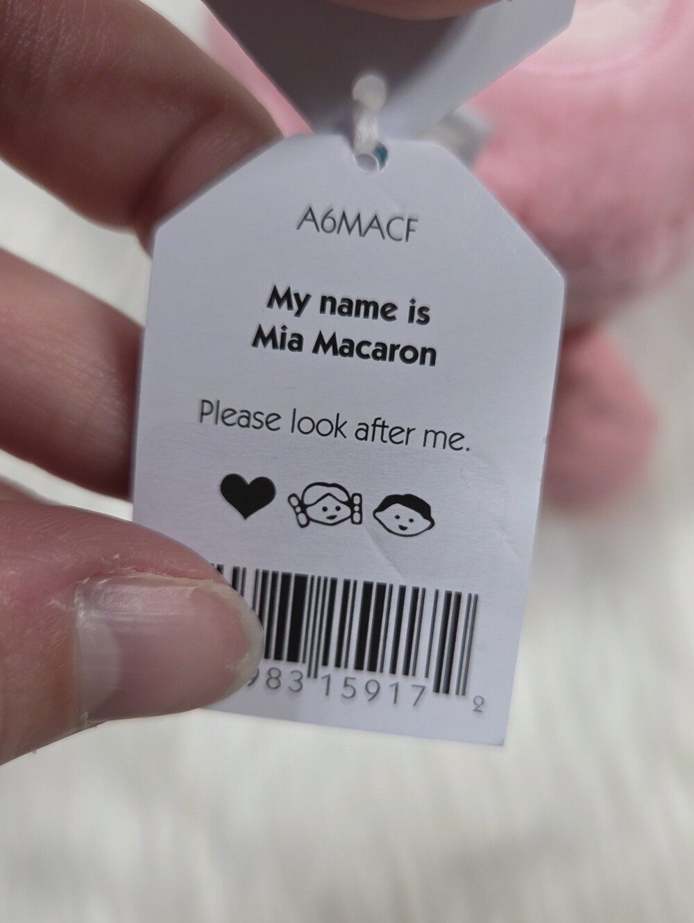 Jellycat Patisserie Amuseables Mia Macaron - Picture 9 of 9